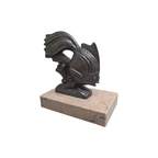 Frans Art Deco Beeldje Van Een Goudvis thumbnail 5