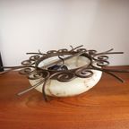 Art Deco Stijl Plafondlamp, Jaren '60 thumbnail 4