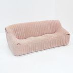 Vintage Cinna Sandra 3 Seater Sofa In Pink Fabric By Ligne Roset thumbnail 9
