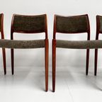 Unieke Set (4) Niels Möller Model 80 Stoelen, 1960'S thumbnail 5