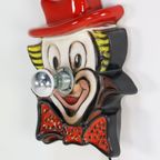 Unieke Keramieken Vintage Clowns Wandlamp thumbnail 5