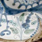 Handmade Gesigneerde Keramiek Schaal Pauw Vintage thumbnail 6