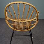 Rotan Fauteuil Met Armleuningen, Dutch Design, 1960 thumbnail 5