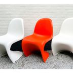Iconische Vintage 'Panton Chair' - Oranje - Design By Verner Panton - 60S - Vitra - Original thumbnail 4
