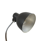 Bureaulamp Zwart Industrieel Chroom Metaal Balgewricht Bauhaus 47Cm thumbnail 13