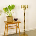 Vintage Design Messing Staande Lamp | Kamenicky Senov thumbnail 3