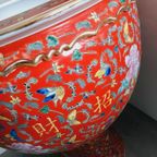 Prachtige Chinese Cachepot Op Voet thumbnail 4