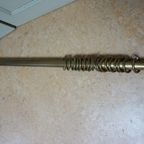 Antieke Koperen Gordijn-Rail/ Roede thumbnail 5