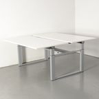 Sedus Benchwerkplek, Wit Blad, 180 X 80 Cm (2X), Hoogte Instelbaar Onderstel thumbnail 2