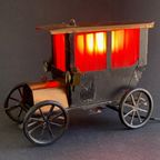 Vintage Old Timer Ferrari Auto Tafellamp / Bedlamp, Enea Ferrari Voor Otf thumbnail 3