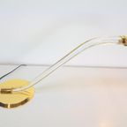 Vintage Messing Plexiglas Grupo Mci Bureaulamp '70 Regency thumbnail 3