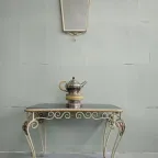 Vintage Metalen Spiegel (Art Nouveau Stijl) thumbnail 9