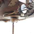 Antieke Warmhoud Tafel (werkend) Warmhoud Plaat Serveerwagen / Antieke Trolley Met Warmhoudplaat thumbnail 6
