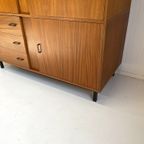 Xl Mid-Century Vintage Kleding Wandkast (1+2) thumbnail 9