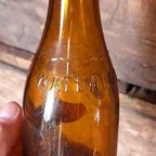 60 Tot 80 Jaar Oude Krat, Flessenkrat Met 24 Bierflessen. thumbnail 6