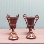 Set Antieke Bronzen Oorvazen thumbnail 6