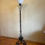 Vloerlamp Schemerlamp Staande Lamp Vintage Jaren 40 Frans thumbnail 11