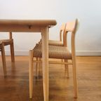 Vintage Deense Eettafel In Beukenhout Van Gudme Uit 1970 thumbnail 2