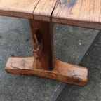 Antieke Rustieke Landelijke Massief Houten Eettafel 210 Cm thumbnail 10