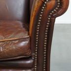 Fijne Schapenleren Fauteuil/ Armchair Met Mooie Kleuren En Een Goed Zitcomfort thumbnail 16