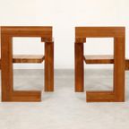 2 Steltman Chairs In The Style Of Gerrit Rietveld thumbnail 9