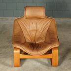 ‘kroken’ Fauteuil Met Hocker – Ake Fribyter – Nelo Möbel – Jaren 70 thumbnail 8
