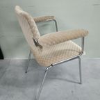 Vintage Buisstoel Vergaderstoel Originele Bekleding thumbnail 3