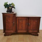 Vintage Tv Meubel, Dressoir Sideboard Met Marmer Blad 712 thumbnail 9