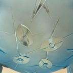 Lamp Hanglamp Art Deco 1930 Degué Gesigneerd Frans thumbnail 9