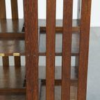 Geweldige En Unieke Grote Antieke Engelse Eikenhouten Bibliotheek Boekenmolen thumbnail 12