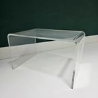 Plexiglas Salontafel, Acryltafel Mid Century Modern Retro Bijzettafel thumbnail 2