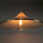 Vintage Trompet Lamp - Heksenhoed - Meblo - Hanglamp - Kunststof - Goud - 1970'S thumbnail 8