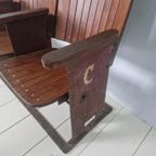 Jaren 30 Art Deco Cinema Bioscoop Stoelen Bankje thumbnail 2