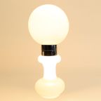 Carlo Nason Birillo Witte Vloer Lamp A.V. Mazzega, Italy 1960 thumbnail 3