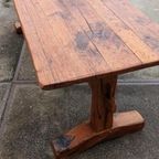 Antieke Rustieke Landelijke Massief Houten Eettafel 210 Cm thumbnail 13