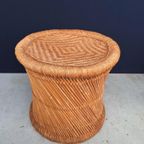 Rotan Mand, Plantentafeltje, Krukje, Vintage Bamboe Basket thumbnail 8