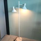 Vloerlamp Design Met Twee Spots Wit thumbnail 4