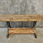 Industriële Tafel Sidetable Keukeneiland Bar 60 X 200 Cm thumbnail 17