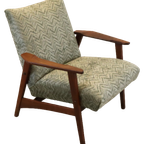 Vintage Fauteuil 'schagen' Midcentury New Upholstery thumbnail 6
