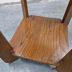 Amsterdamse School Artdeco Bijzettafel Plantentafel Zuil thumbnail 6