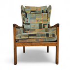 2 X Casala Wingback / Lounge / Armchair In Top Condition / 4 Small Cushions / 1960s thumbnail 13