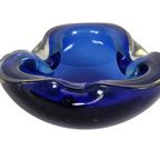 Murano - Murano Sommerso - Asbak - Schaal - Cobalt Blauw - 1960'S thumbnail 6