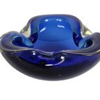 Murano - Murano Sommerso - Asbak - Schaal - Cobalt Blauw - 1960'S thumbnail 2