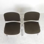Set Van 2 Castelli Dsc Axis 106 Stoelen Door Giancarlo Piretti, Jaren 70 thumbnail 12