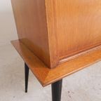 Secretaire Met Schuifdeuren Op Ranke Poten, Jaren 50 thumbnail 30