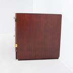 Vintage Unique Bar Cabinet With Brass Markings thumbnail 8