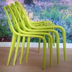 6 Stoelen Calligaris Hero By Archirivolto (4 Groene + 2 Roze) thumbnail 11