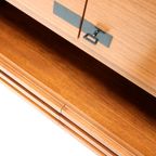 Groot Vintage Highboard Dressoir / Wandmeubel Van Teakhout Uit De Jaren ’60 thumbnail 6