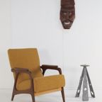 Fauteuil 'Soyen' Vintage Opnieuw Gestoffeerd thumbnail 20