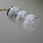 Vintage Plafondlamp - 3-Armig, Messing, Glas Jaren '50/'60 thumbnail 9